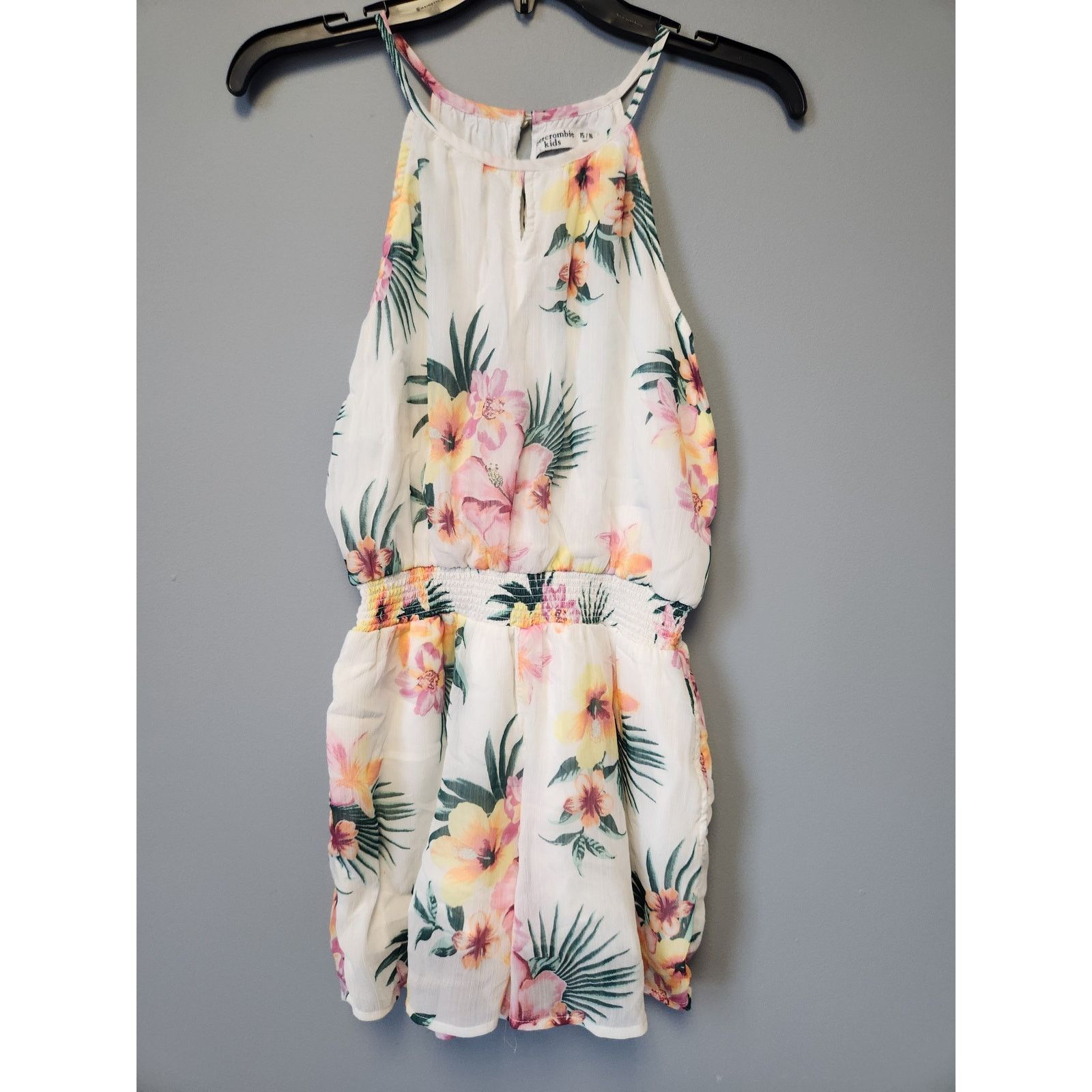 Abercrombie & Fitch Abercrombie Kids Tropical/Hawaiian Romper with Pockets 15/16 Size 38" / US 16 / IT 52 - 1 Thumbnail