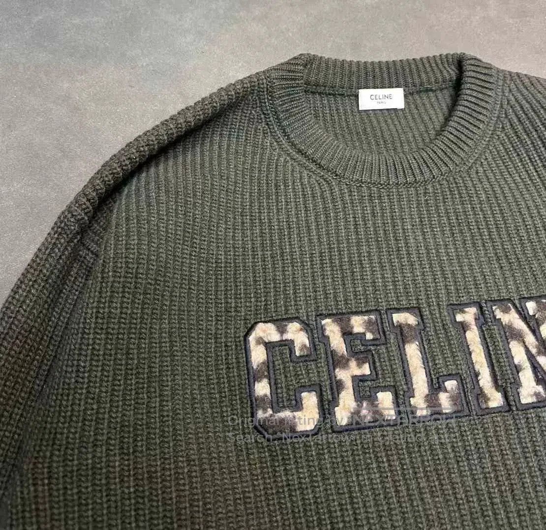 Celine Celine Boy Doll Logo Crewneck Wool Sweater. Size XS / US 0-2 / IT 36-38 - 2 Thumbnail