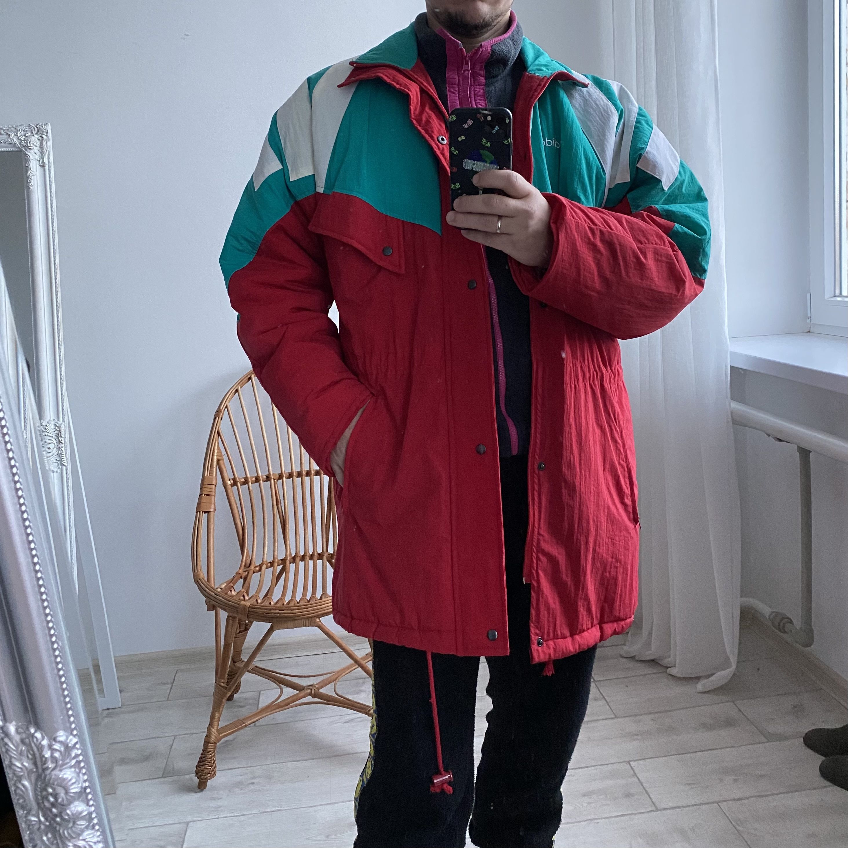 Adidas 🔥 Vintage 90s Adidas Puffer Long Jacket Winter Parka Coat Size US L / EU 52-54 / 3 - 9 Thumbnail