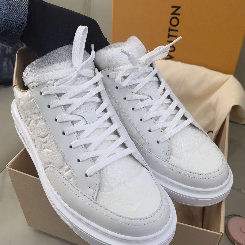 Louis Vuitton Louis Vuitton Beverly Hills Low-Top Fashion Sneakers -2508 Size US 7.5 / EU 40-41 - 1 Thumbnail