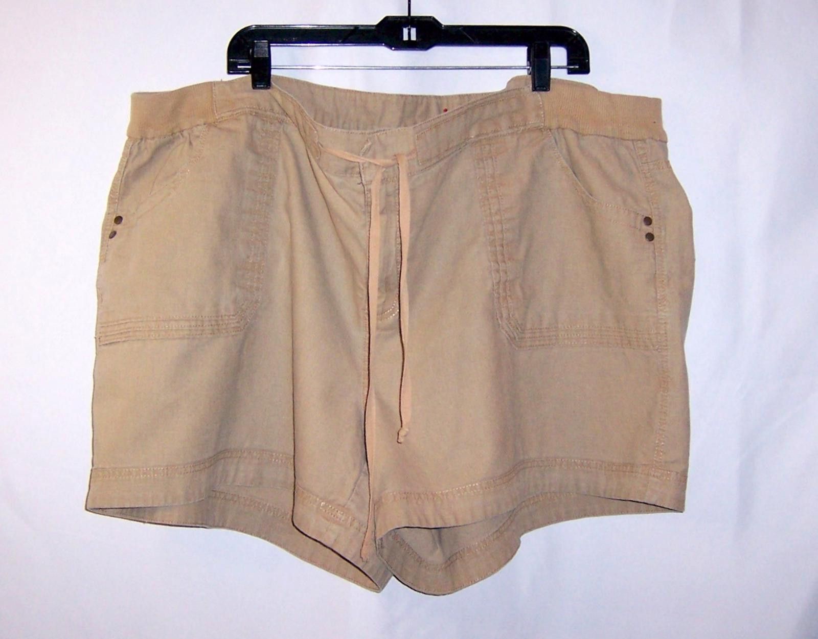 Faded Glory Faded Glory Women's Plus 24W - Sand Dune/Khaki Linen Blend Size 42" / US 20 - 1 Thumbnail