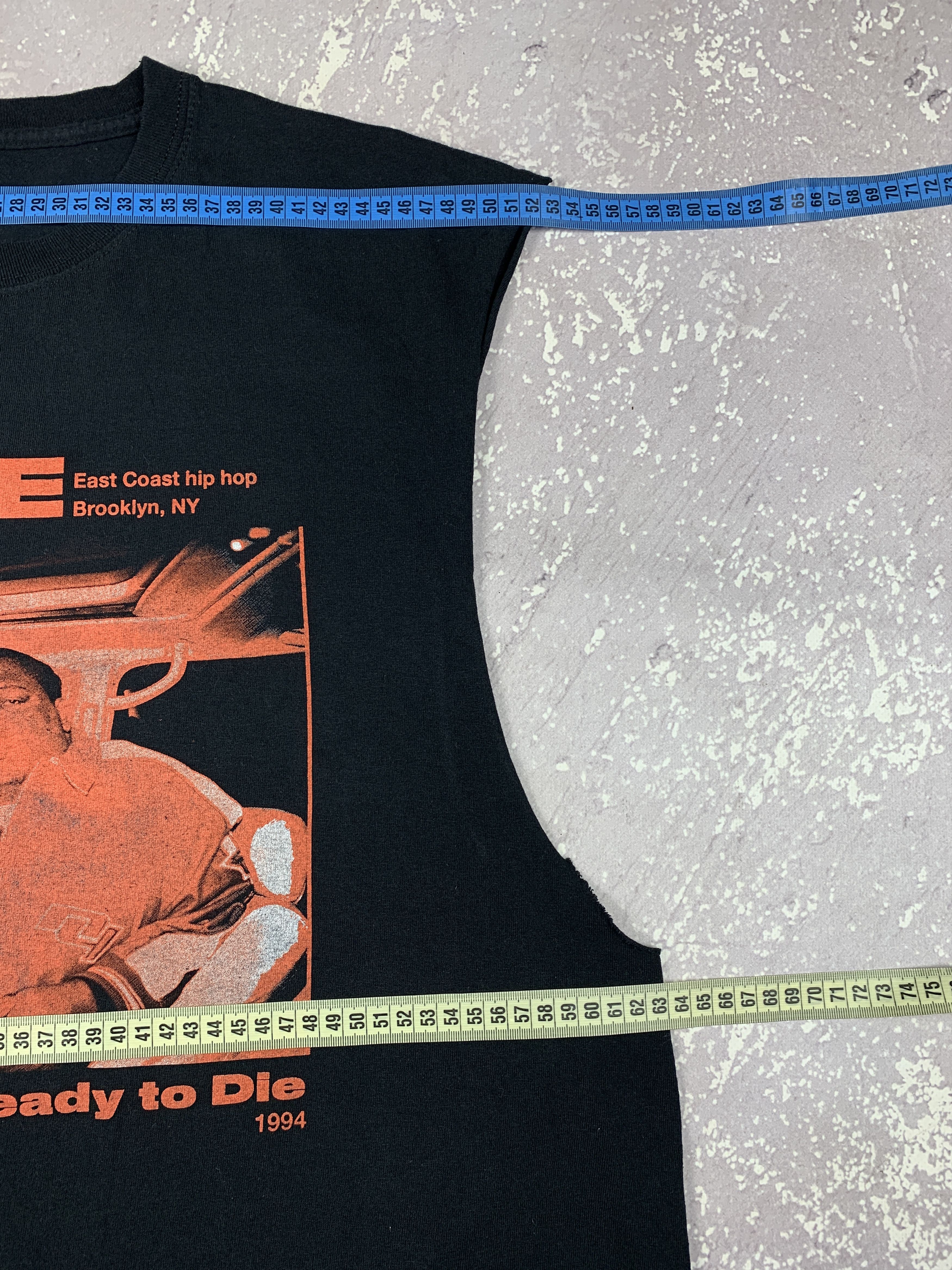 Rap Tees × Vintage 1994 BIGGIE Notorius READY TO DIE BROOKLYN Oversize Tank Top Size US XL / EU 56 / 4 - 6 Thumbnail