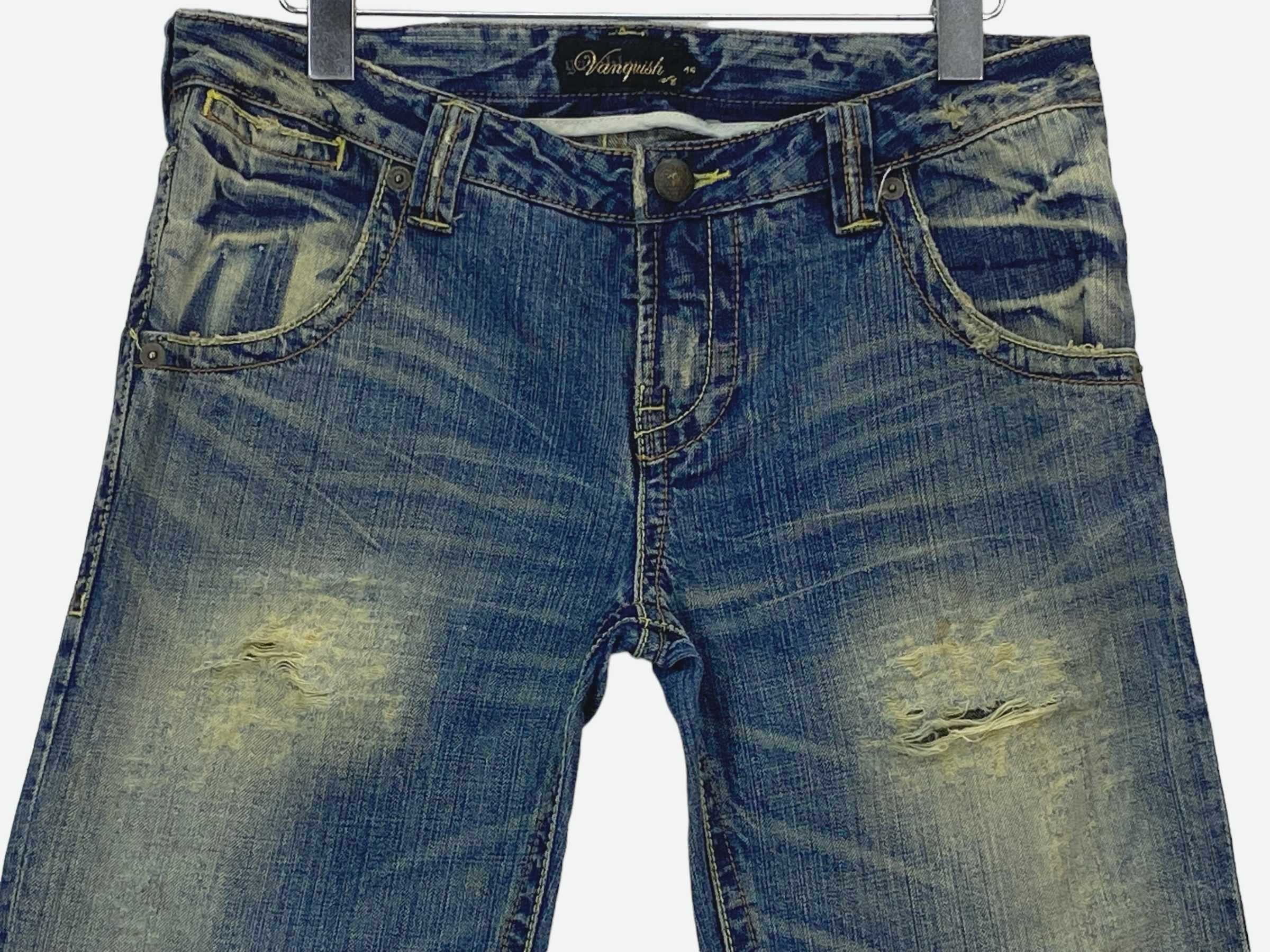 Vanquish Vanquish Denim Jeans Japanese Distressed Jeans Pants Size US 33 - 6 Thumbnail