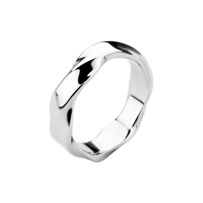 Jewelry Vintage Jewelry Rings Open Size Chrome Ring (Size 7-13) Size ONE SIZE - 4 Thumbnail