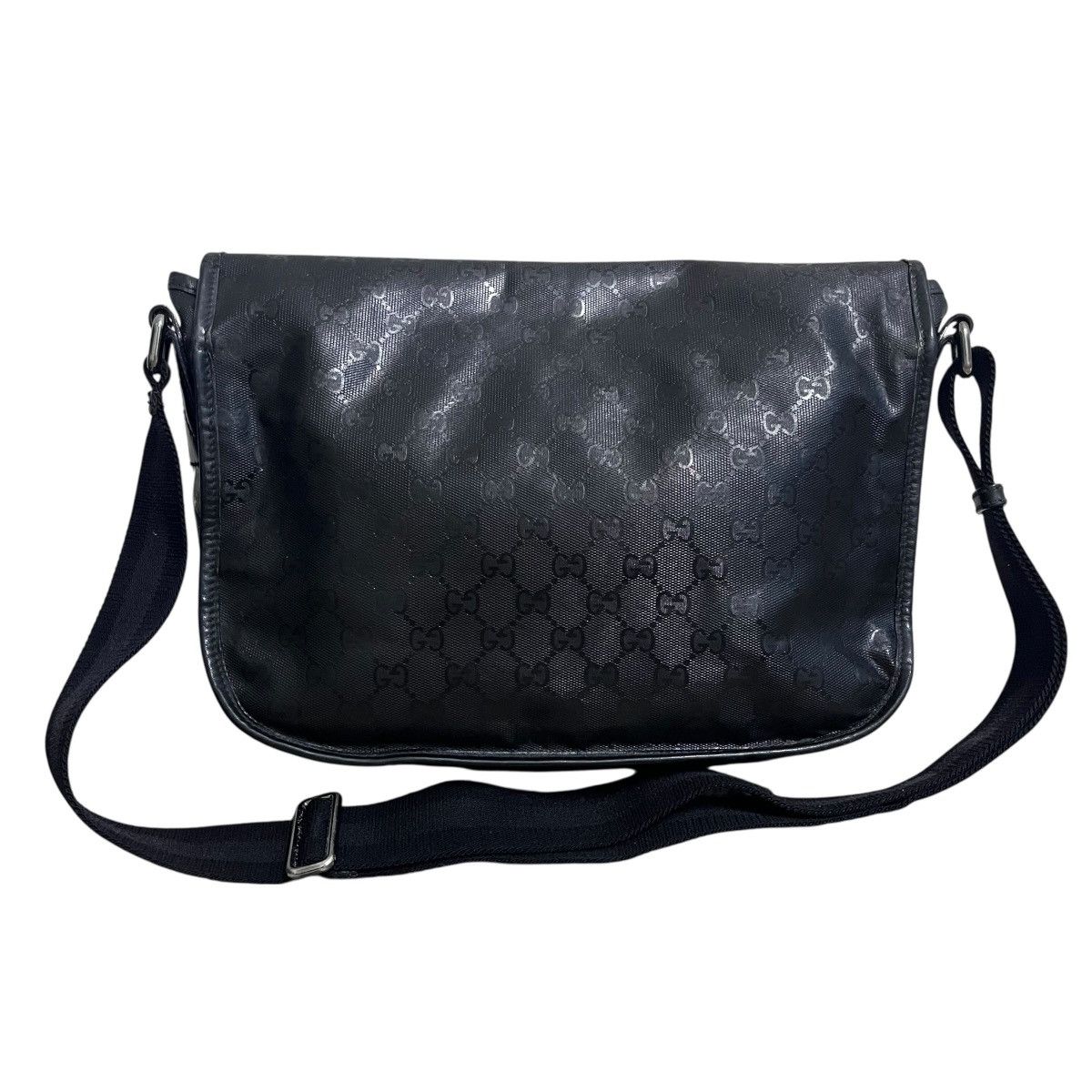 Gucci Gucci Messenger GG Supreme Lona Bandolera Hombre Black Size ONE SIZE - 2 Thumbnail