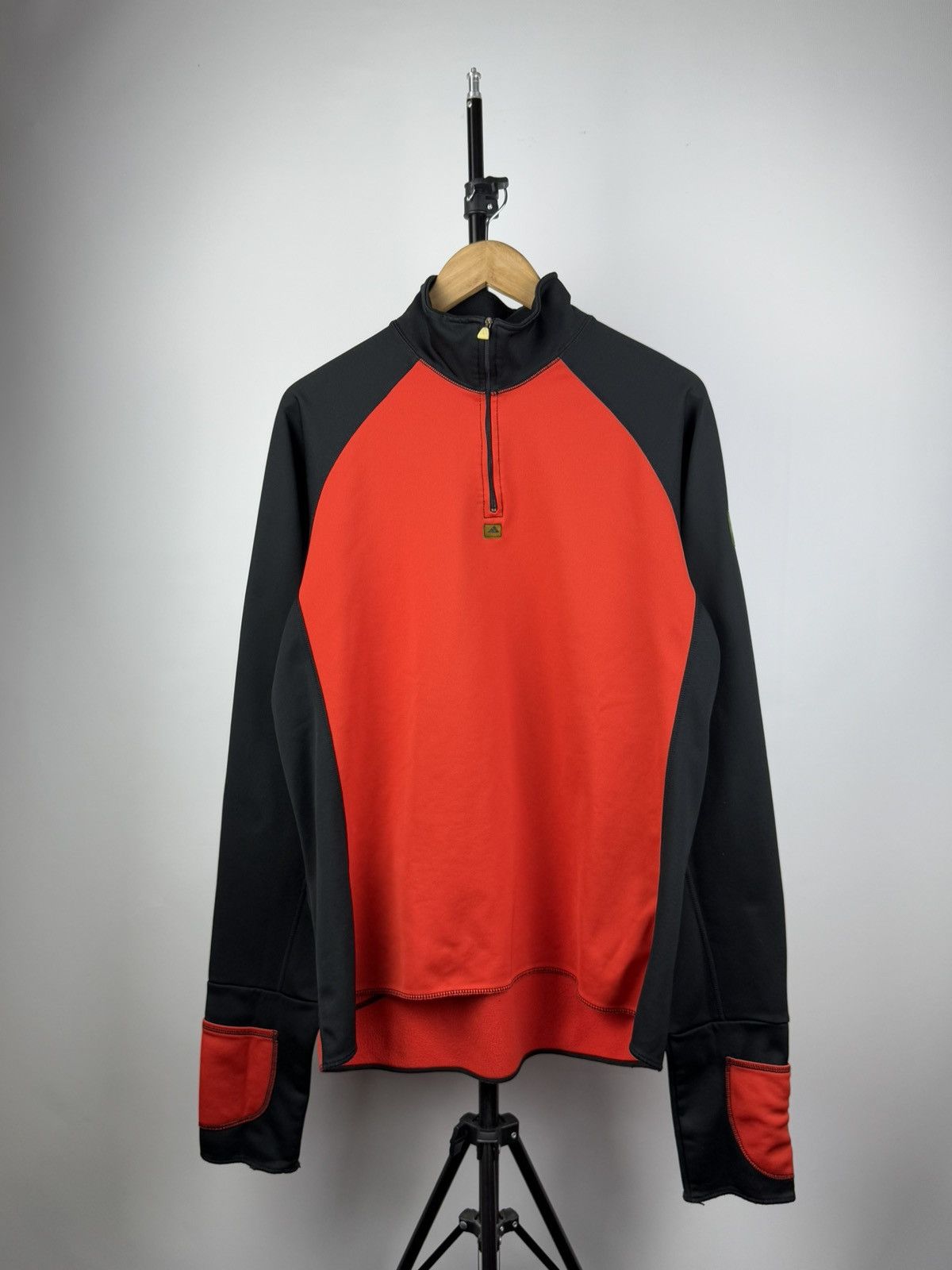 Adidas × Equipment × Vintage Vintage 90s Adidas equipment 1/4 zip long sleeve sweatshirt Size US L / EU 52-54 / 3 - 1 Thumbnail