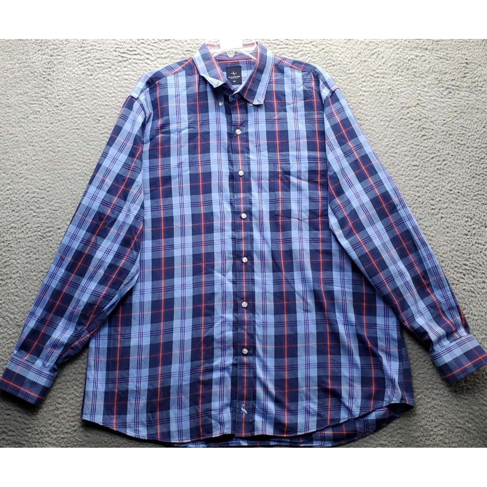 Tailorbyrd TAILORBYRD Mens Shirt XXL Multi Plaid Button Down Long Sleeve Casual EUC Size US XXL / EU 58 / 5 - 2 Thumbnail