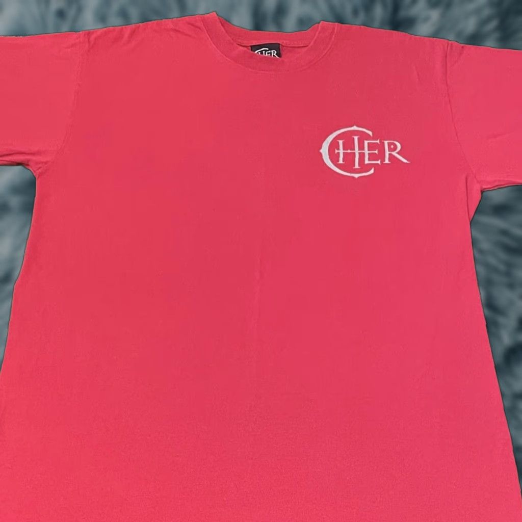 Vintage VINTAGE 90s CHER Concert Tee The Colosseum Caesars Palace Vegas VTG Shirt Mens L Red Shirt 90s Mens L Size US L / EU 52-54 / 3 - 1 Thumbnail