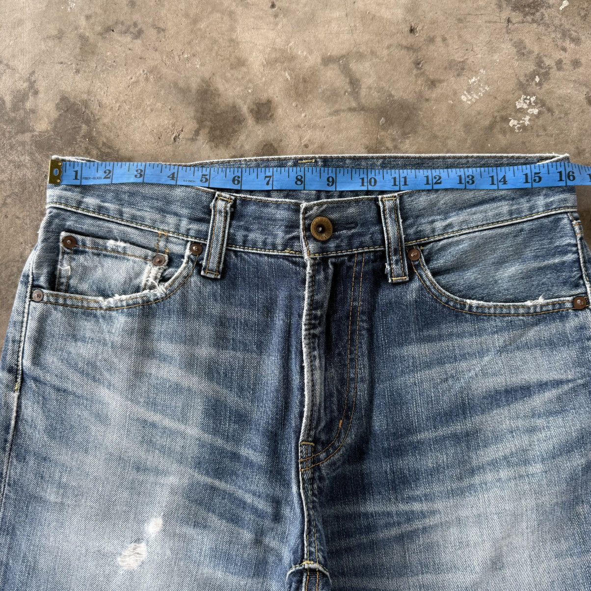 Japanese Brand Vintage Japanese S002 Faded Mud Washer Denim Jean Pants Size US 32 / EU 48 - 5 Thumbnail