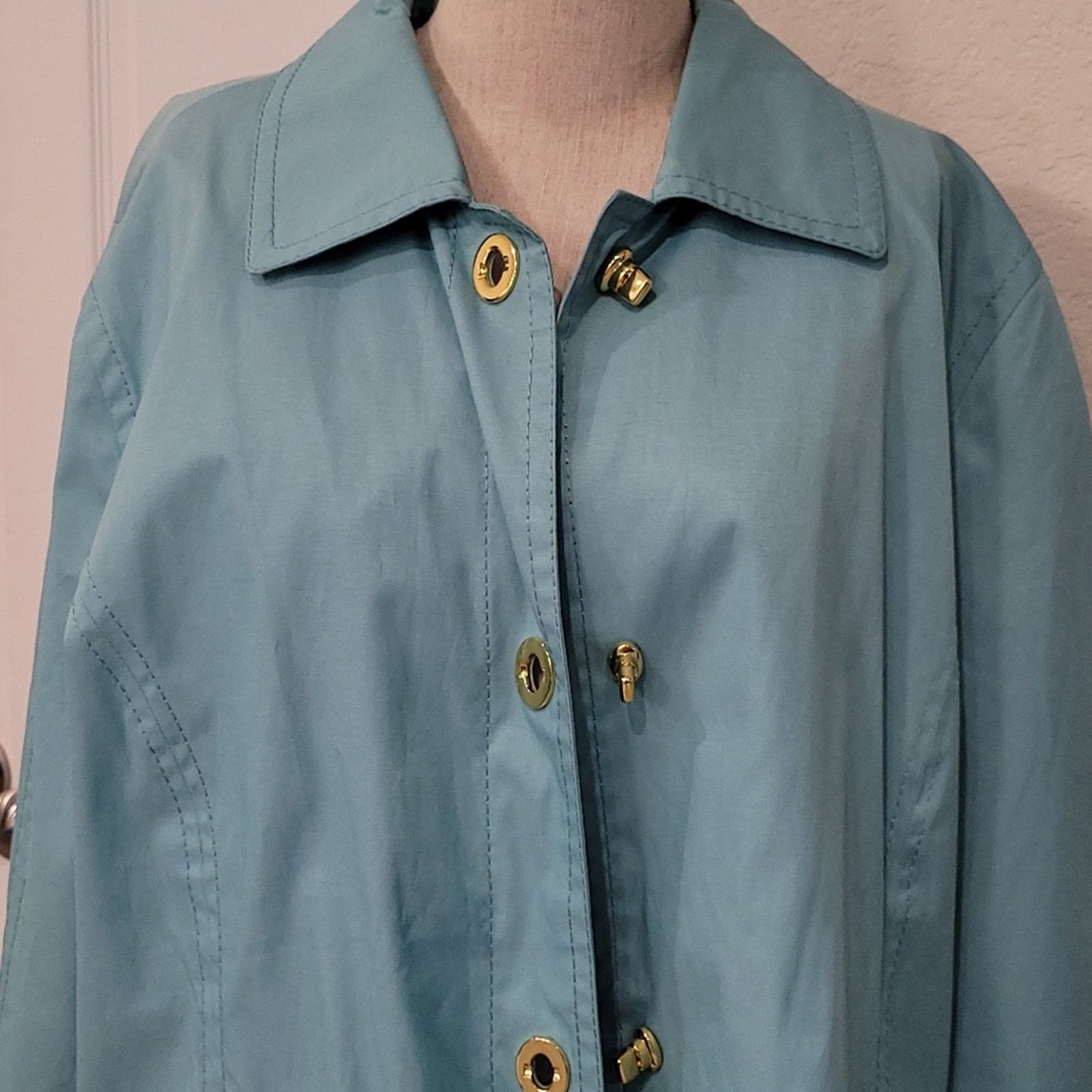 Isaac Mizrahi Isaac Mizrahi Live Rain Repellent Jacket Size XL / US 12-14 / IT 48-50 - 2 Thumbnail
