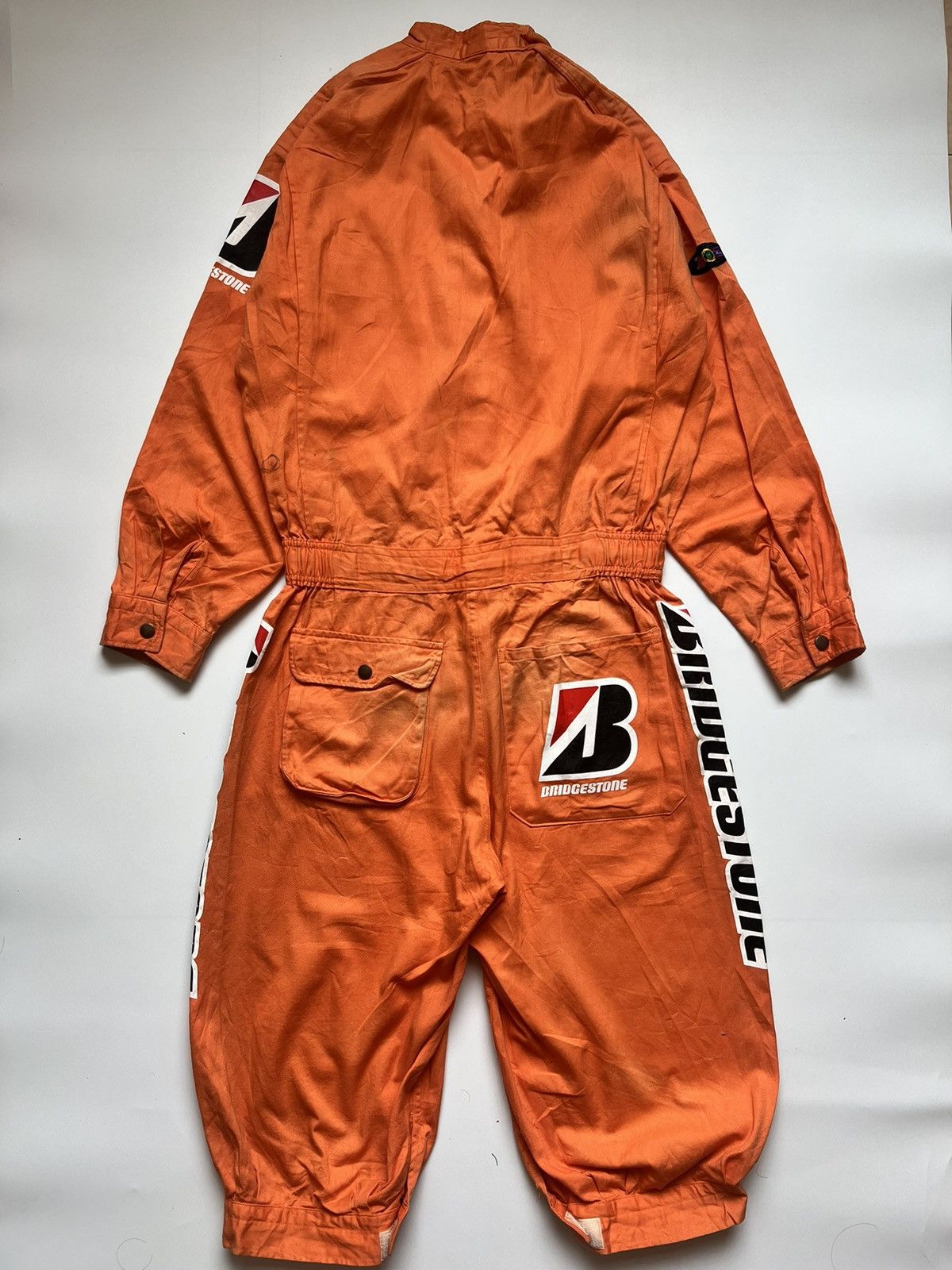 Japanese Brand Bridgestone Racing Coverall Workers Size US 32 / EU 48 - 1 Thumbnail