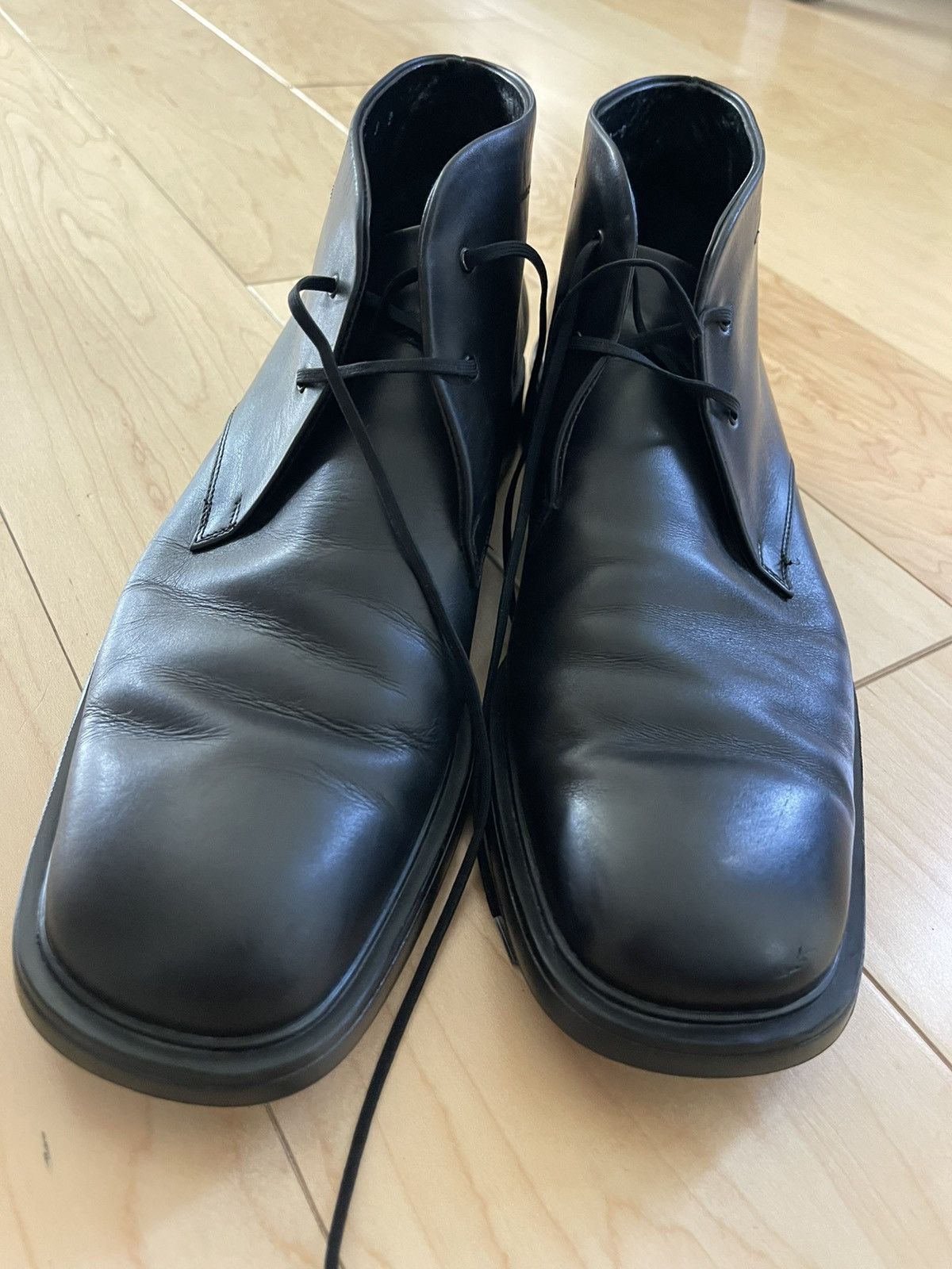 Salvatore Ferragamo Salvatore Feragamo mens boots 9 black made in italy Size US 9 / EU 42 - 3 Thumbnail