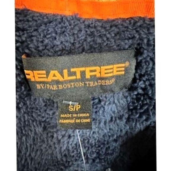 Realtree VINTAGE Realtree Flannel Shacket Jacket Blue Mens Small Fleece Lined Flap Pocket NEW Size US S / EU 44-46 / 1 - 4 Thumbnail