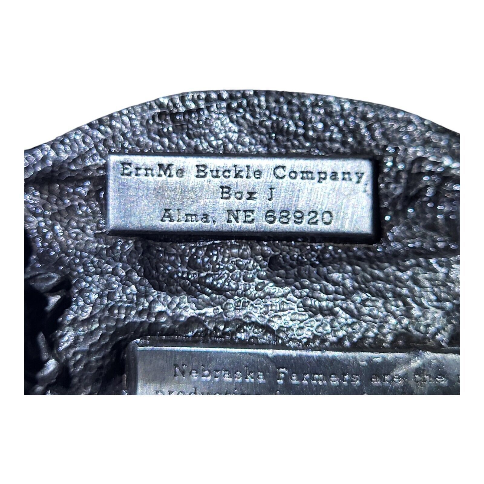 Other Vintage 1985 Nebraska Farmer Commemorative Buckle 115/2500 Size ONE SIZE - 3 Thumbnail