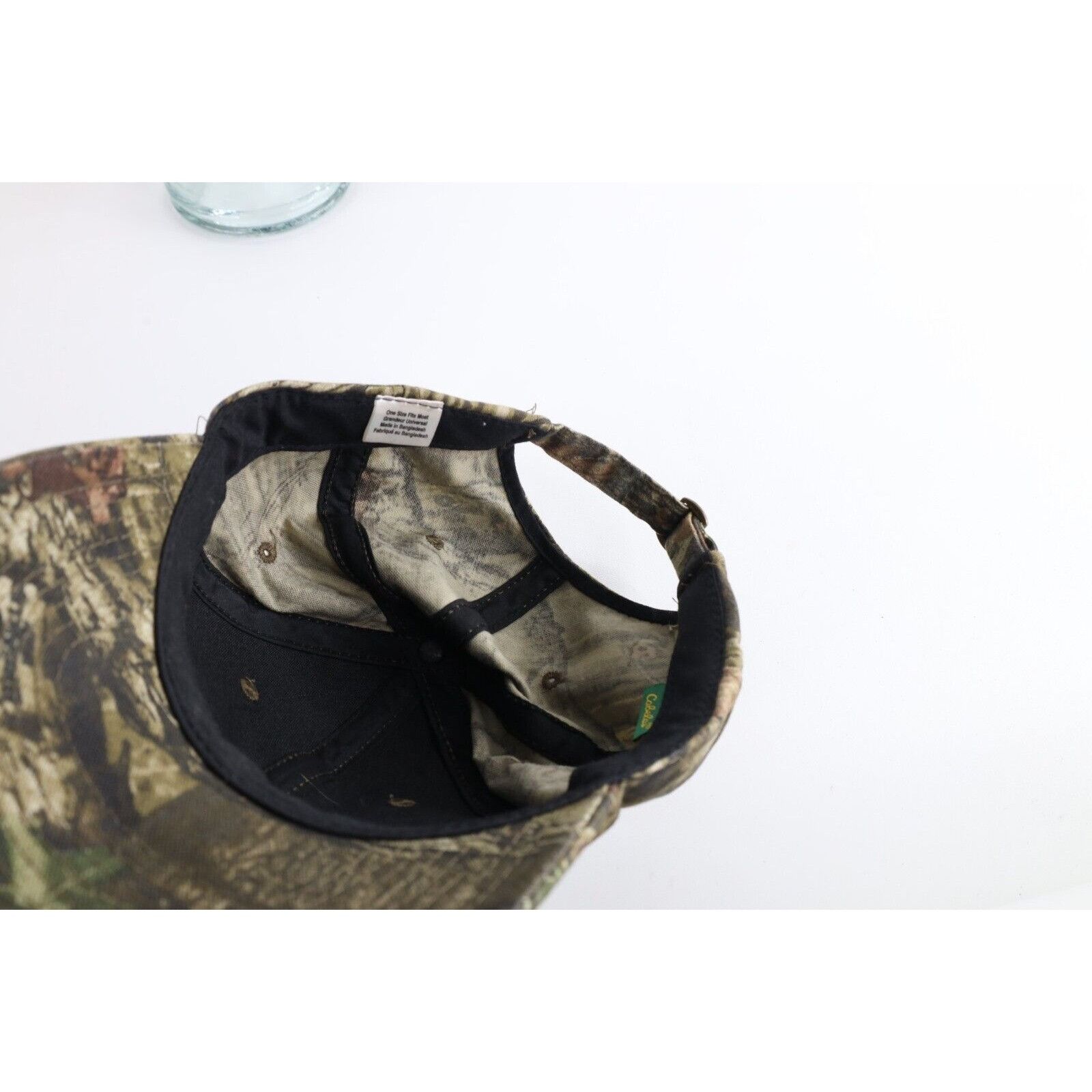 Vintage Vintage Cabelas Break Up Camouflage Canvas Strapback Hat Size ONE SIZE - 8 Thumbnail
