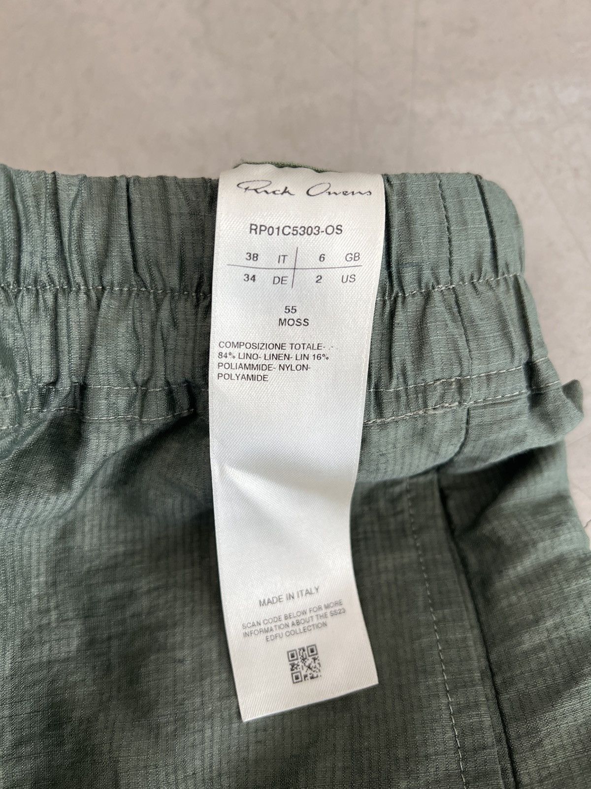 Rick Owens Rick Owens “Edfu” SS23 Pants Size US 29 - 6 Thumbnail