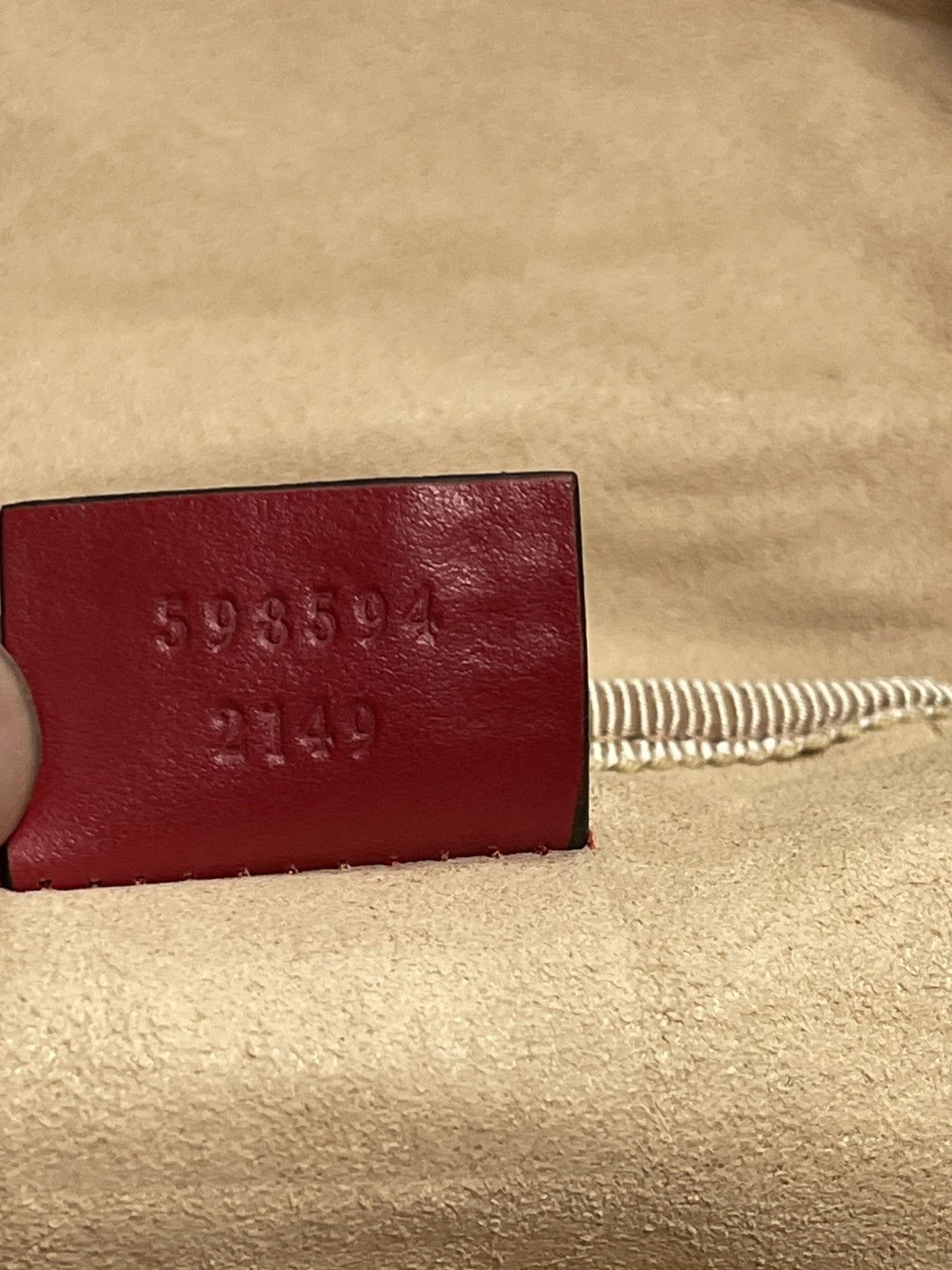 Gucci Gucci Leather Marmont Mini Backpack Size ONE SIZE - 15 Thumbnail