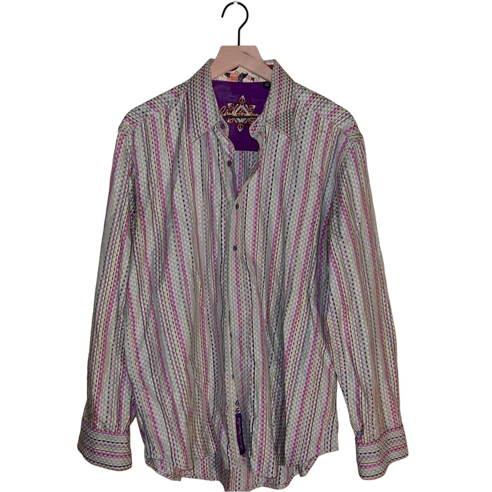 Robert Graham ROBERT GRAHAM diamond pattern button down flip cuff L Size US L / EU 52-54 / 3 - 1 Thumbnail