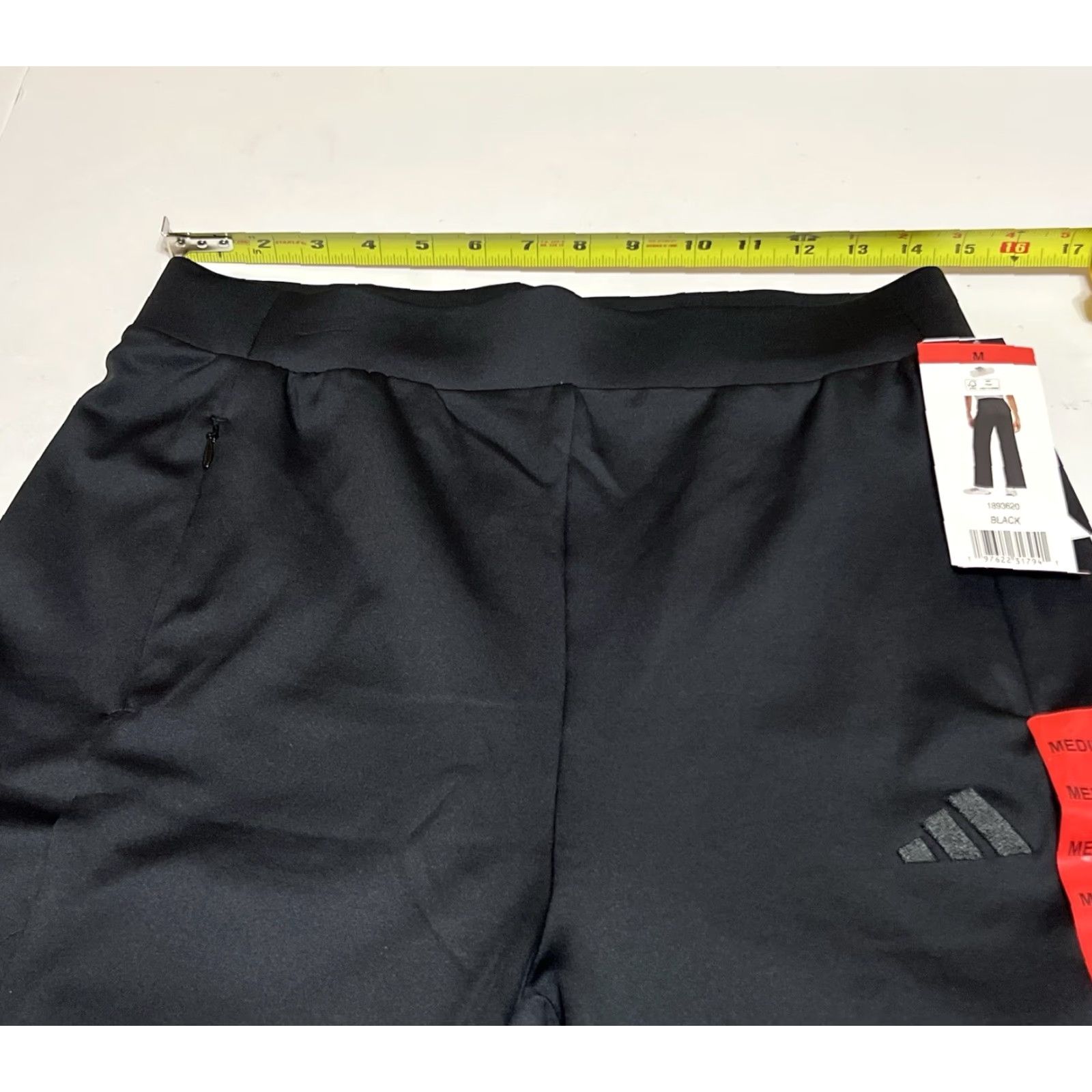 Adidas Adidas Women's Active Pants Black Medium NWT Wide Leg Pockets Relaxed Athletic Wear Pants Size 32" / US 10 / IT 46 - 3 Thumbnail