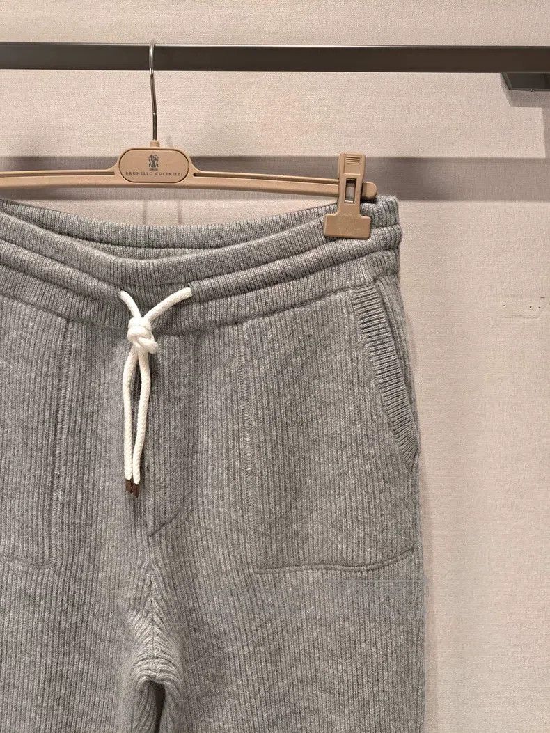 Brunello Cucinelli Brunello Cucinelli size XL Cashmere drawstring sport pants Size US 31 - 8 Thumbnail