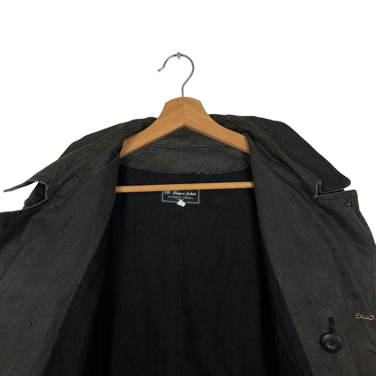 Japanese Brand 🔥VINTAGE LONG JACKET CONSTRUCTED KING & JOHN JAPAN Size US L / EU 52-54 / 3 - 11 Thumbnail
