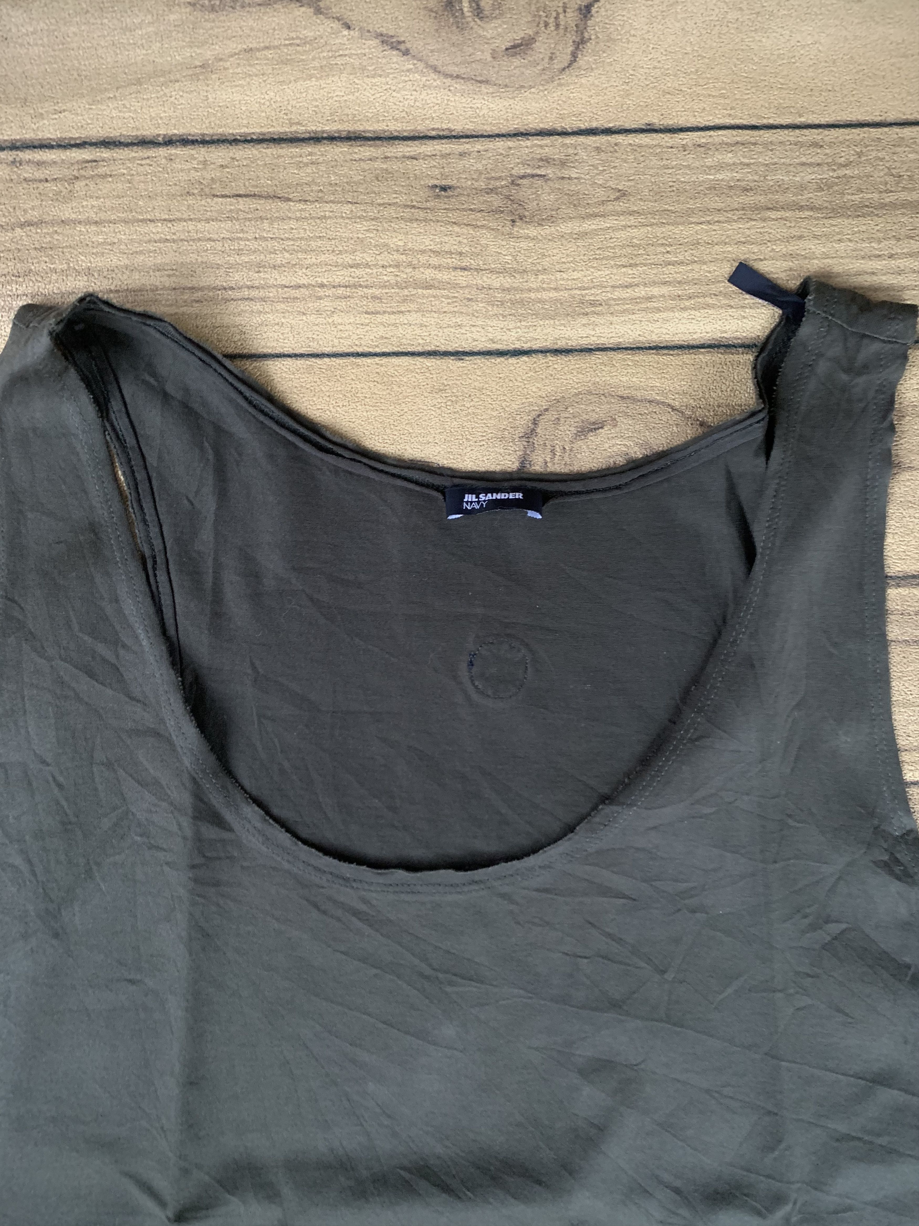 Jil Sander Jil sander navy freen colour with back patch Size L / US 10 / IT 46 - 2 Thumbnail
