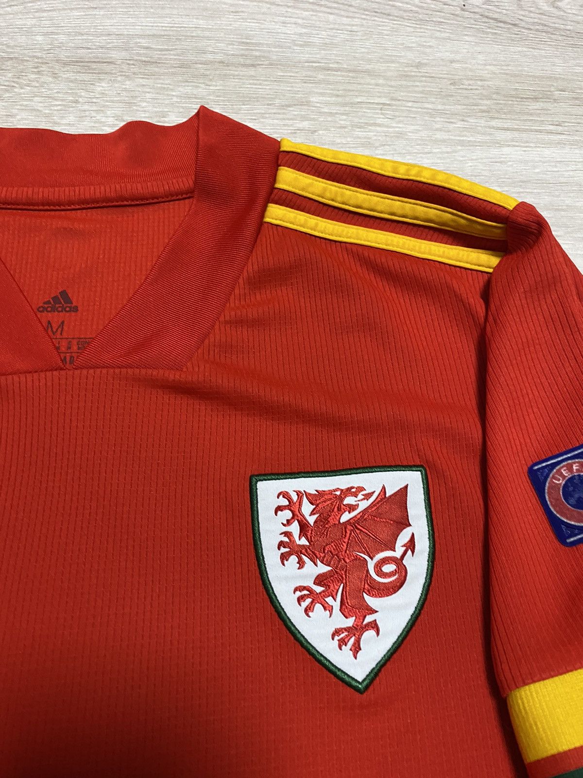 Adidas Wales 2020 2021 Home Football Shirt Soccer Jersey Adidas Size US M / EU 48-50 / 2 - 5 Thumbnail
