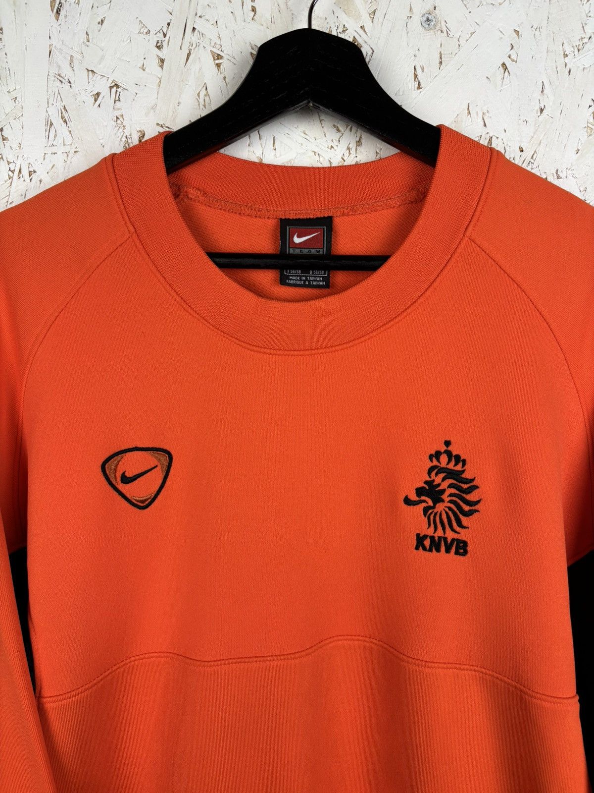 Nike 00s Vintage Nike KNVB Netherlands 2002 Soccer Sweatshirt XXL Size US XXL / EU 58 / 5 - 2 Thumbnail