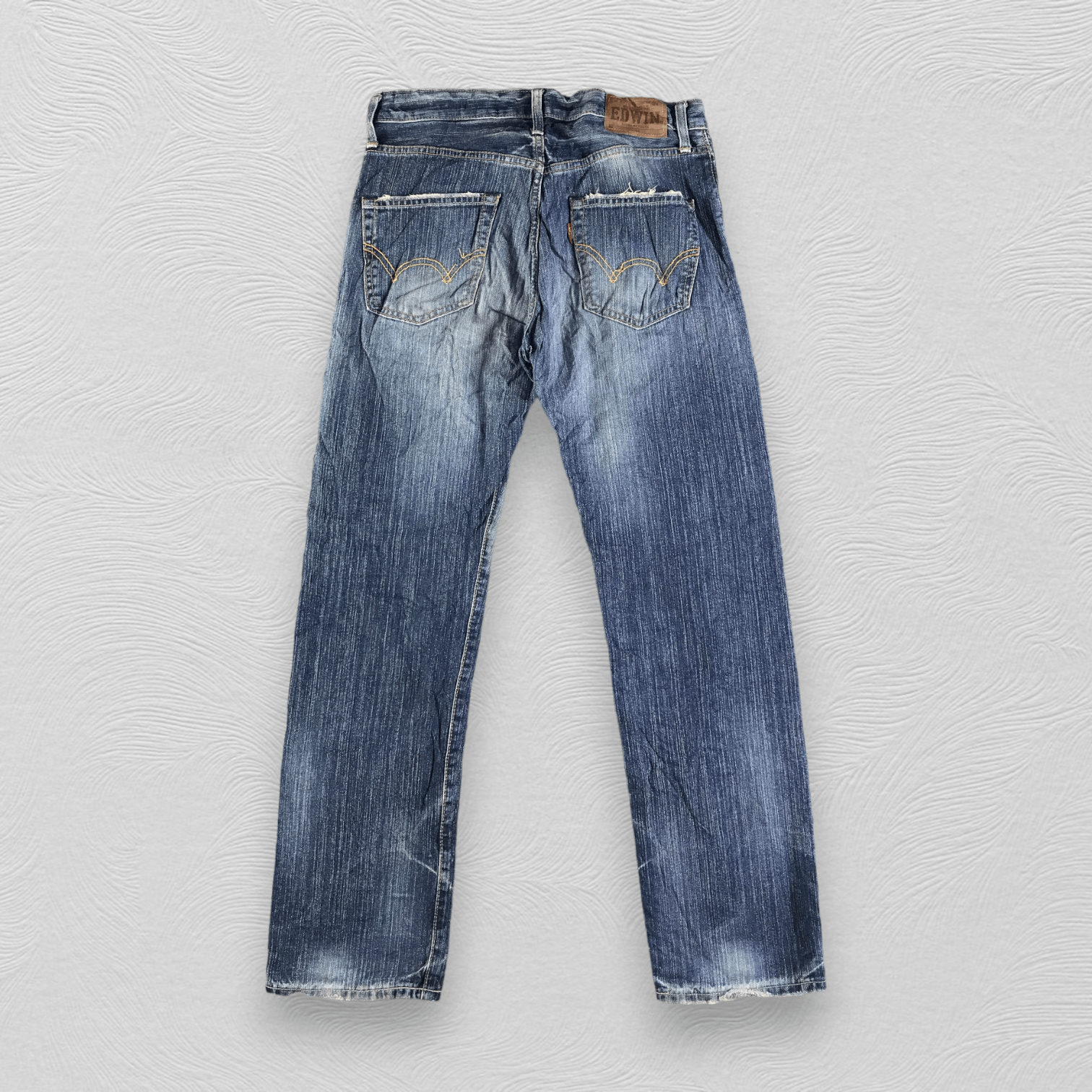 Edwin Vintage Edwin Jeans Patchwork Denim KJ3094 Size US 30 / EU 46 - 2 Thumbnail