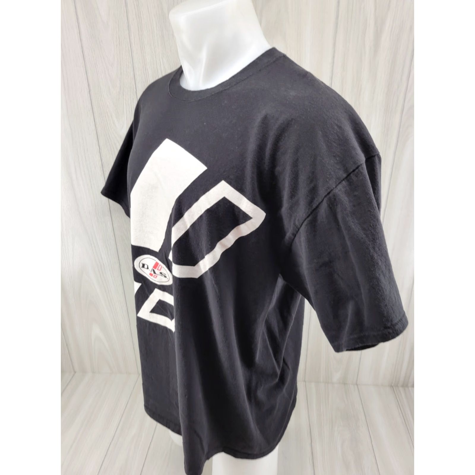 Vintage DAS Shirt Mens 2XL Black Audio Sound Hip Hop T-Shirt Crew Neck Short Sleeve Cotton Jersey Size US XXL / EU 58 / 5 - 4 Thumbnail