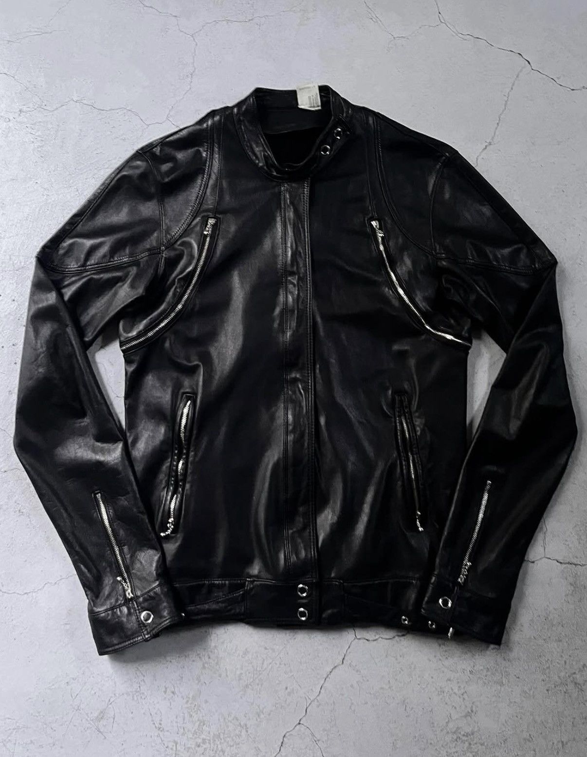 Archive Leather Jacket | Grailed
