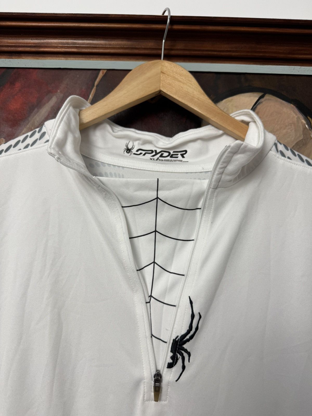 Spyder Vintage Y2k Spyder Spider AvantGarde Spiderweb Rare Sport LS Size US XL / EU 56 / 4 - 3 Thumbnail