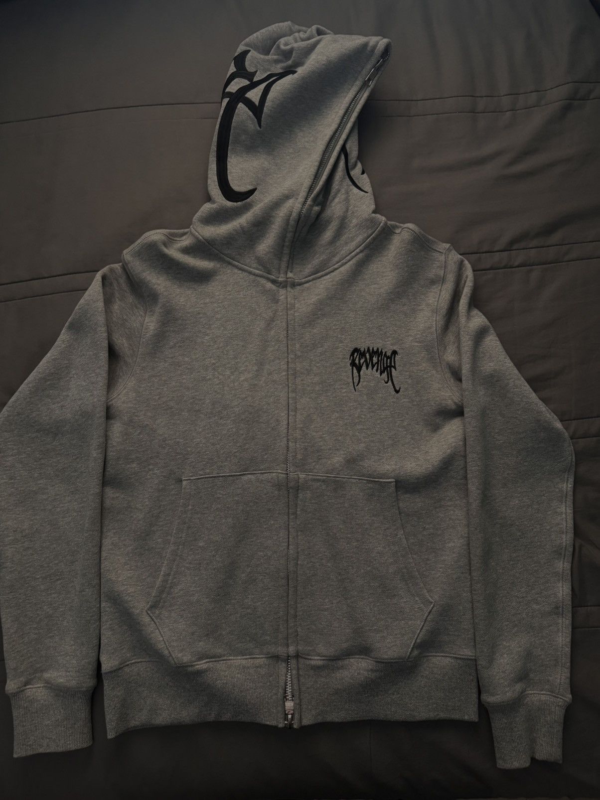 Revenge Revenge Grey Embroidered Full Zip Size US S / EU 44-46 / 1 - 1 Thumbnail