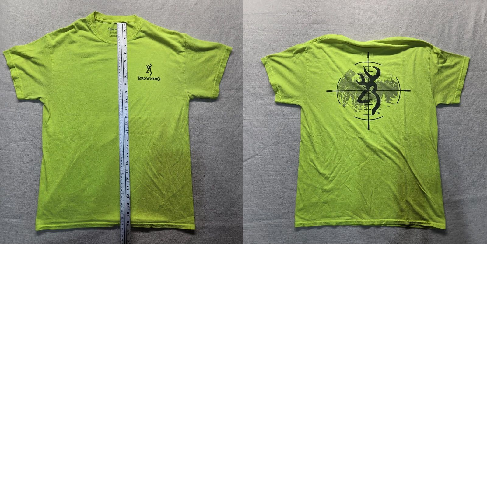 Realtree REALTREE Shirt Men Size M Yellow Neon T-Shirt Outdoor Hunting Archery Deer Graphic Print Logo Size US M / EU 48-50 / 2 - 8 Thumbnail
