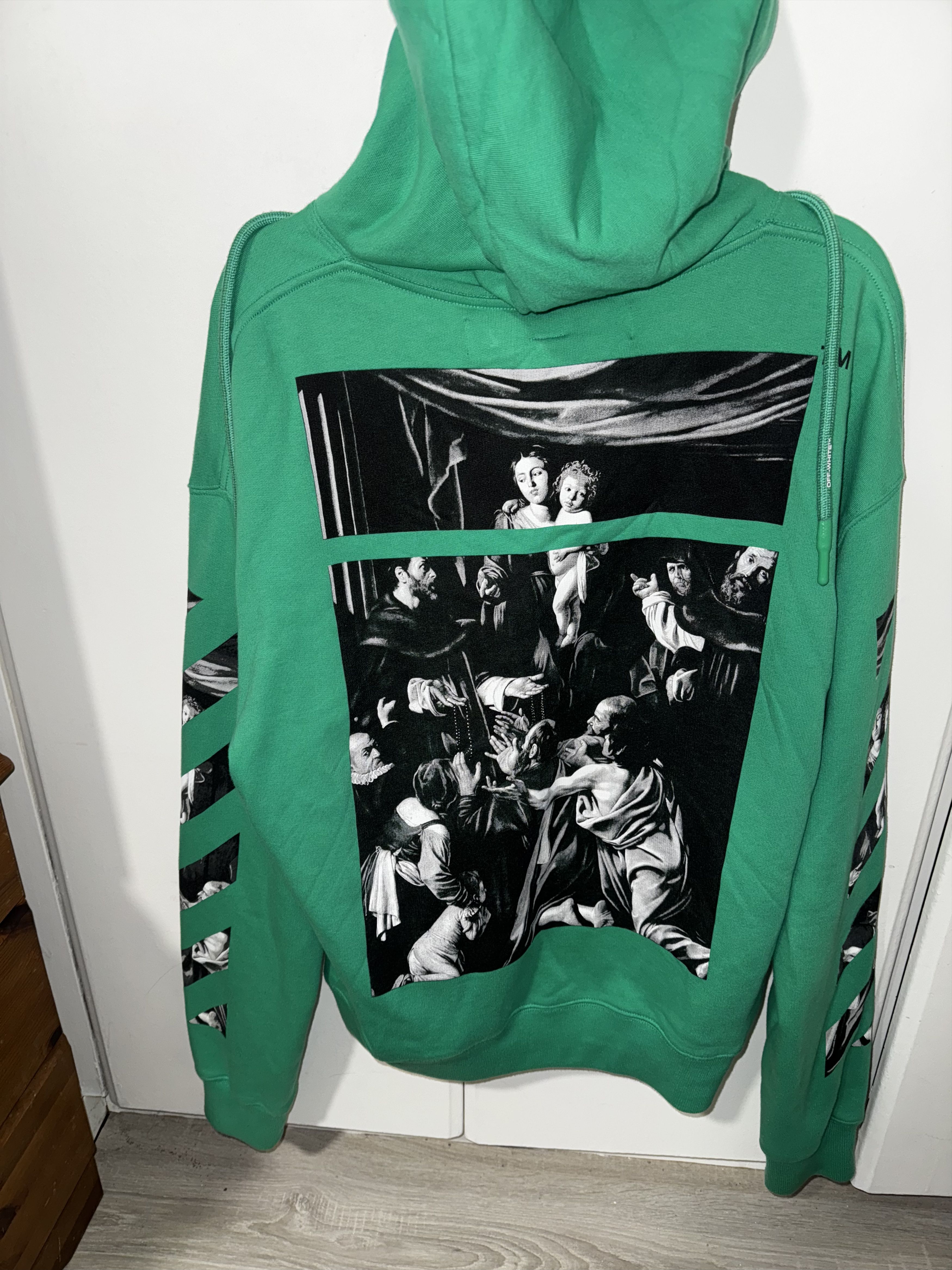 Green Off-white Caravaggio Square hoodie