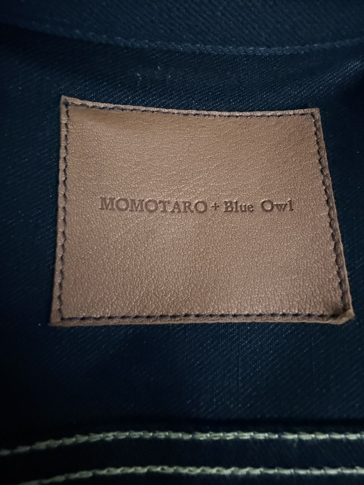 Blue Owl × Momotaro Jeans BOM018-J Grand Indigo – Midnight 14oz Selvedge Type 2 Size US M / EU 48-50 / 2 - 3 Thumbnail