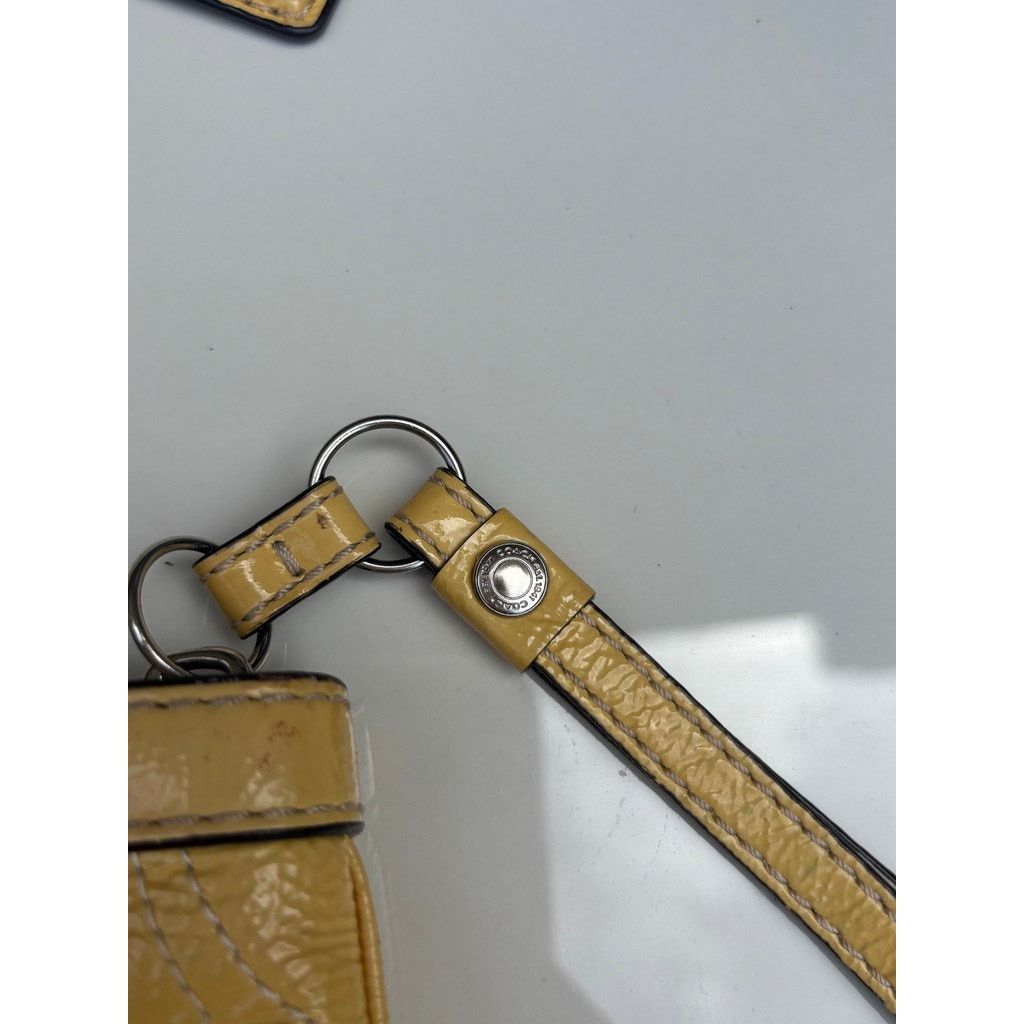 Coach Yellow Patent Vintage Coach Small Totebag Size ONE SIZE - 11 Thumbnail