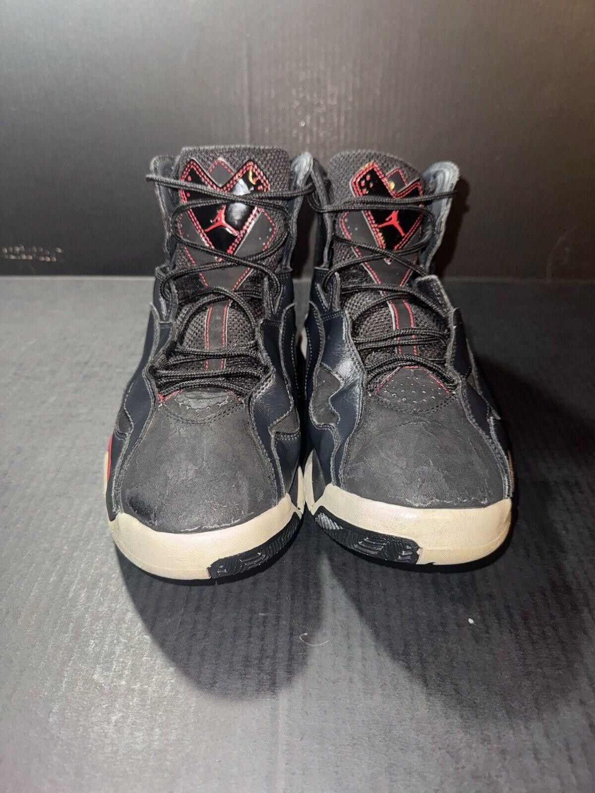 Jordan Brand Nike Air Jordan True Flight Black Red Grey 342964-002 Sz 11 Size US 11 / EU 44 - 3 Thumbnail