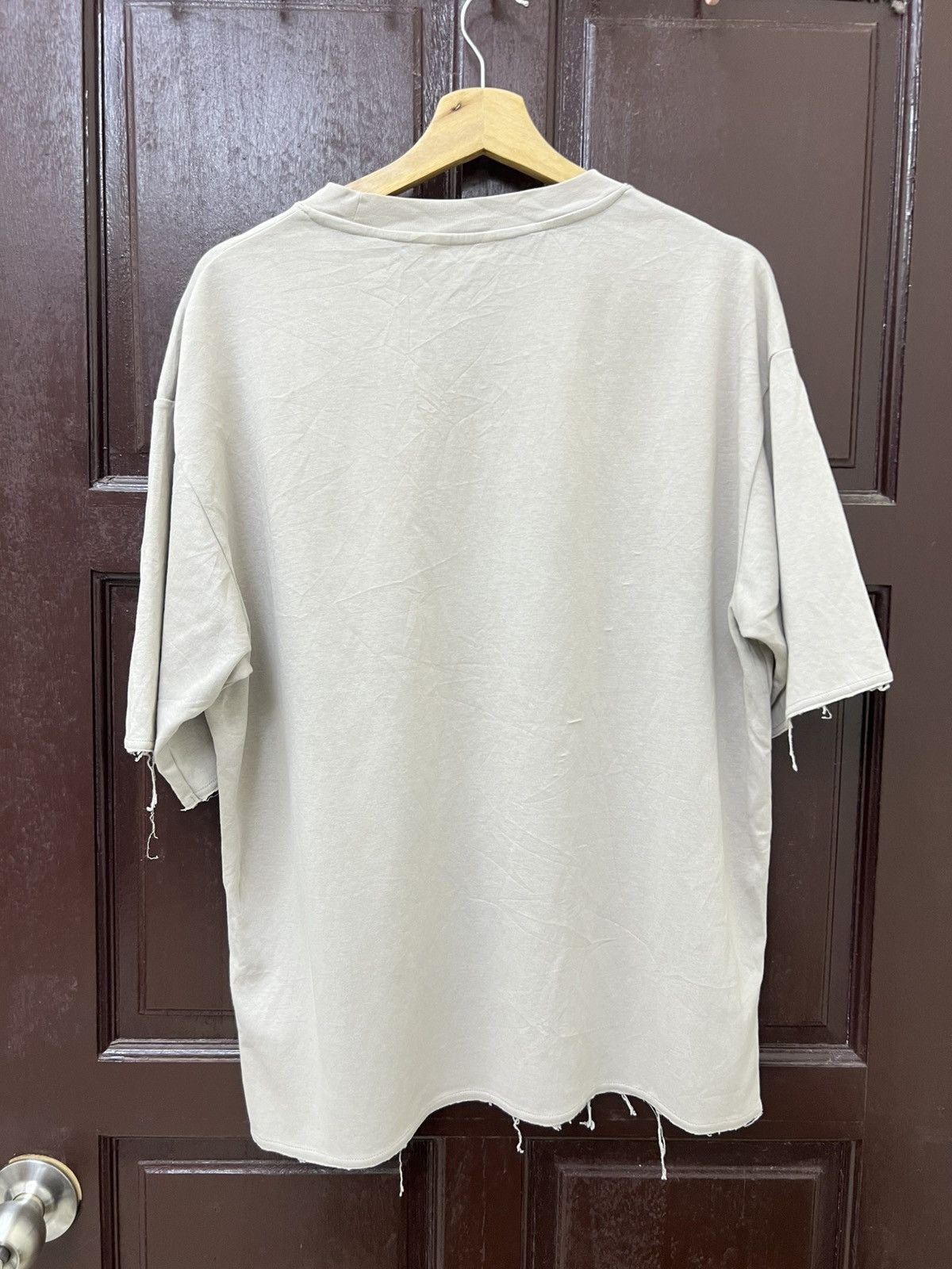 Lemaire × Uniqlo Thrashed Faded Distressed Lemaire Baggy Tee Size US L / EU 52-54 / 3 - 5 Thumbnail