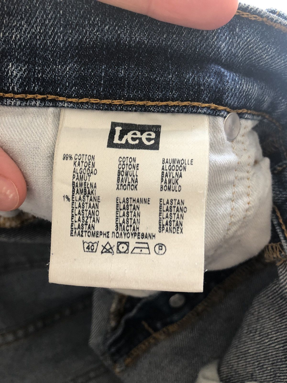 Lee × Vintage LEE POWELL VINTAGE QUALITY DENIM JEANS PANTS Size US 32 / EU 48 - 4 Thumbnail