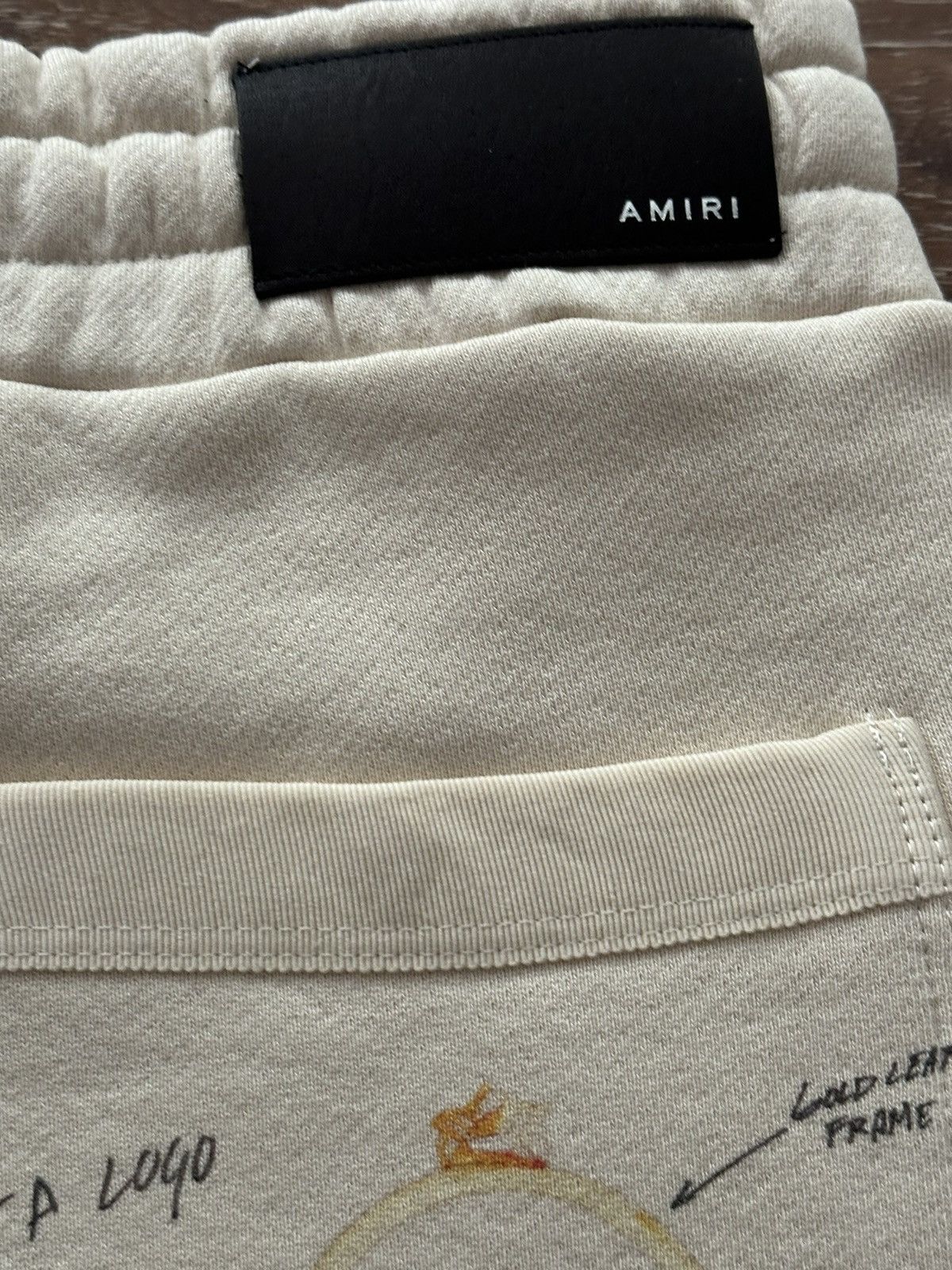 Amiri Amiri Zig Zag Sketch Sweatshorts Size L Size US 34 / EU 50 - 10 Thumbnail