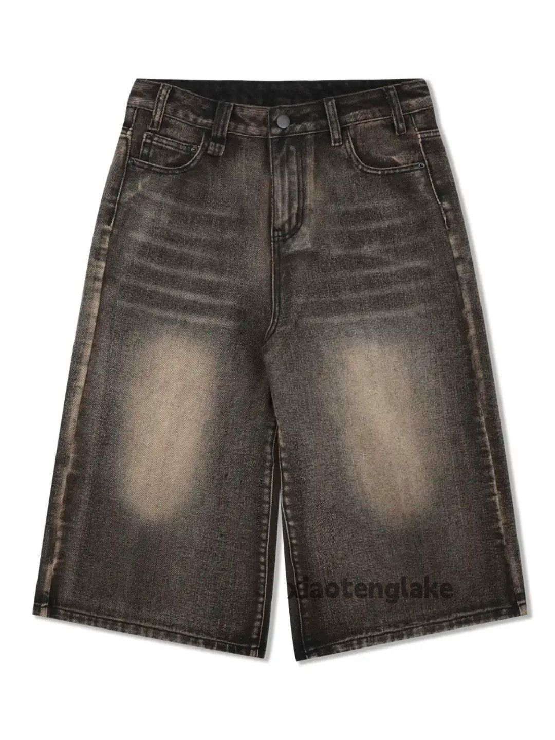 Jean Unisex utility loose baggy skate hiphop y2k shorts Size US 34 / EU 50 - 5 Thumbnail