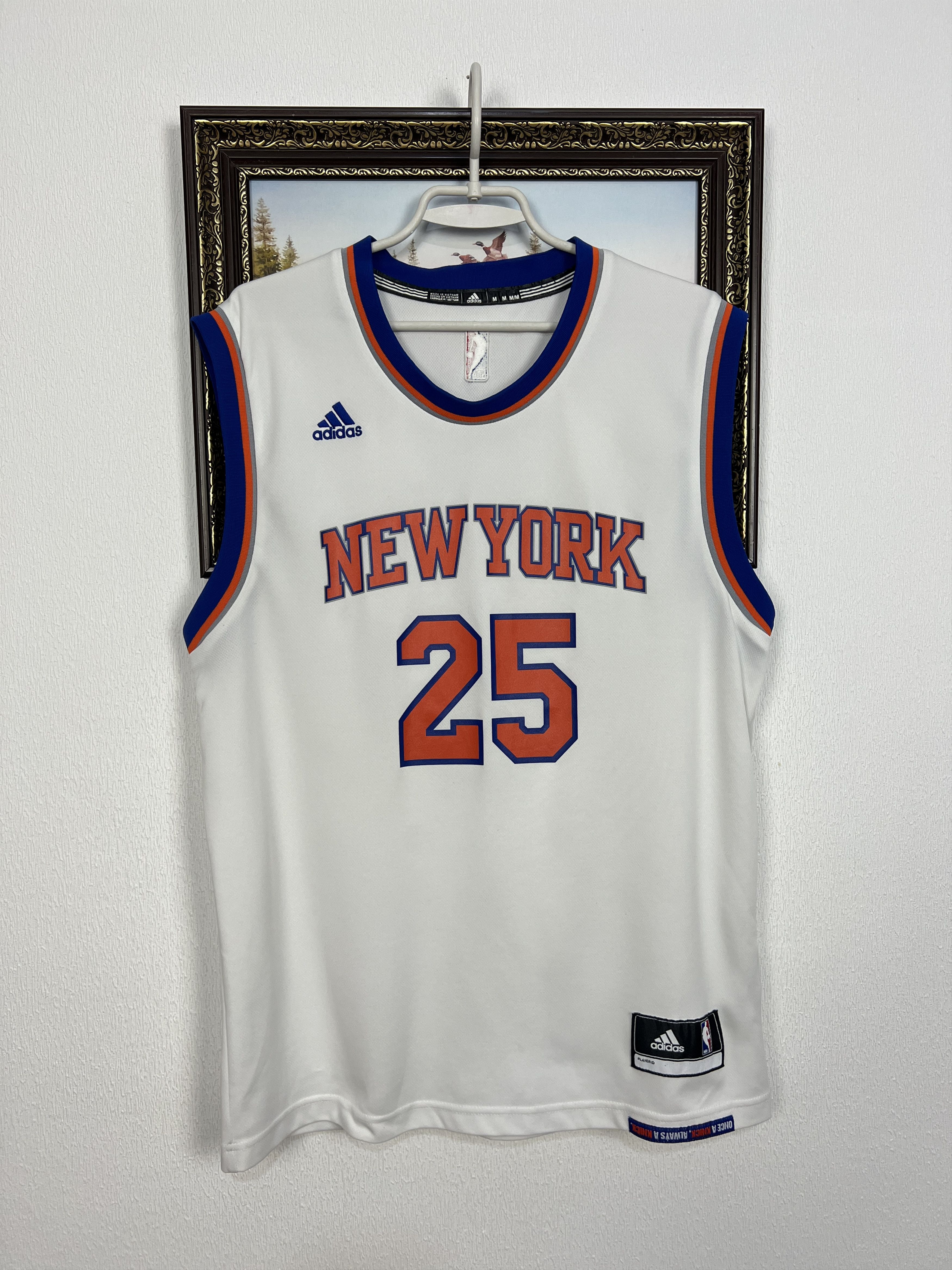 Adidas Vintage New York Knicks #25 Rose Jersey NBA Rare Shirt Size US M / EU 48-50 / 2 - 1 Thumbnail