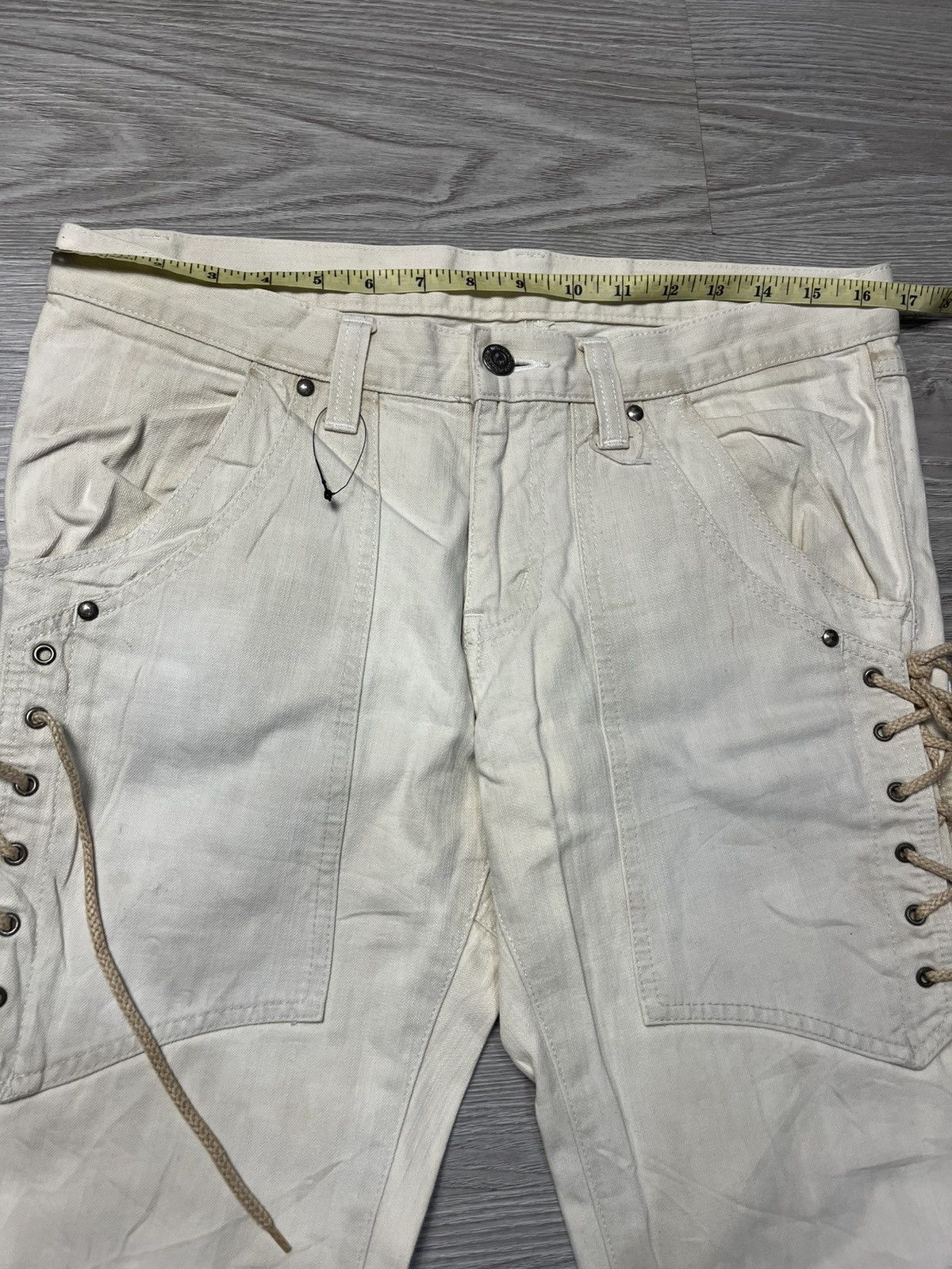 Tornado Mart 2000’s Tornado Mart Flared Lace Pants Size US 32 / EU 48 - 10 Thumbnail