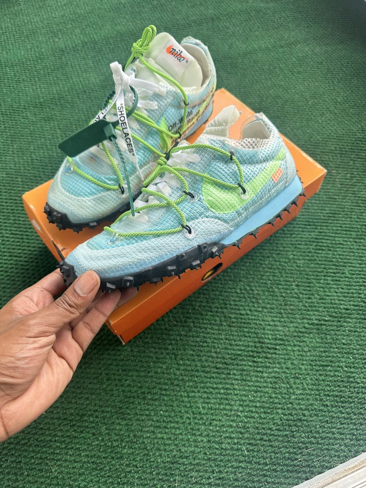 Nike × Off-White × Virgil Abloh Off White Waffle Racer Size US 8 / EU 41 - 3 Thumbnail