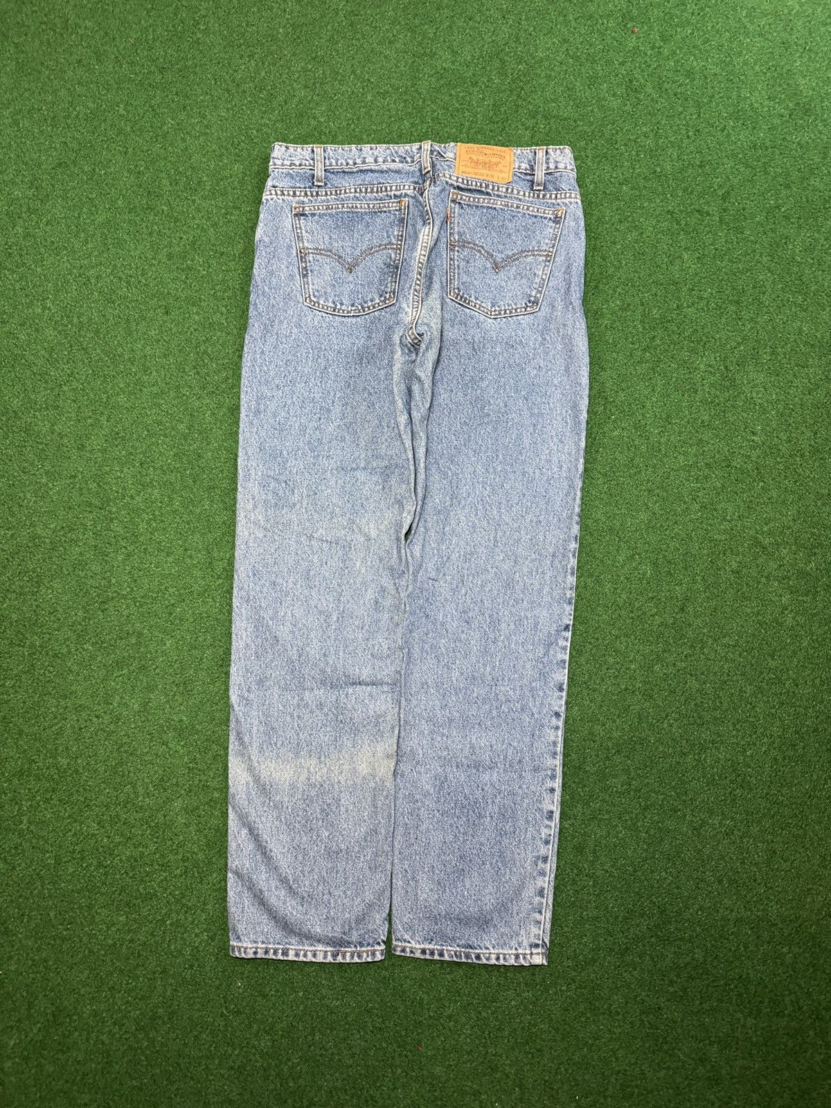 Levi's Vintage Clothing Vintage 90s Levi’s 505 Orange Tab Grunge Light Wash Jeans Size US 36 / EU 52 - 1 Thumbnail