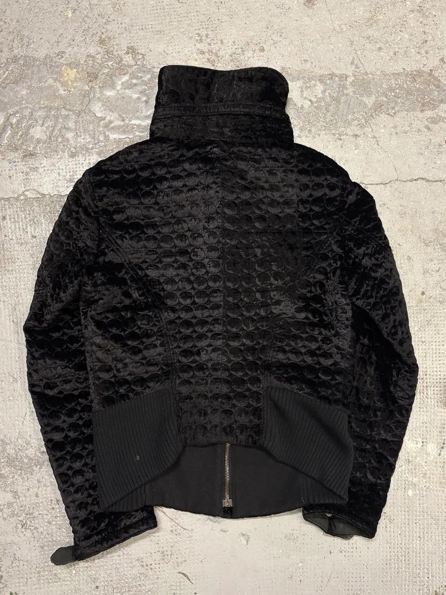 Gianfranco Ferre 2000s Gianfranco Ferré Black Textured Hybrid Black Jacket Size XS / US 0-2 / IT 36-38 - 7 Thumbnail