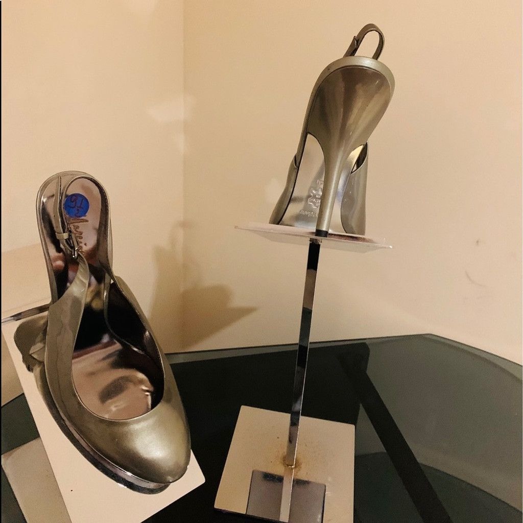 Other 💲💲SALE💲💲 Marciano Sandals in Pewter size 9.5 Size US 9.5 / IT 39.5 - 1 Thumbnail