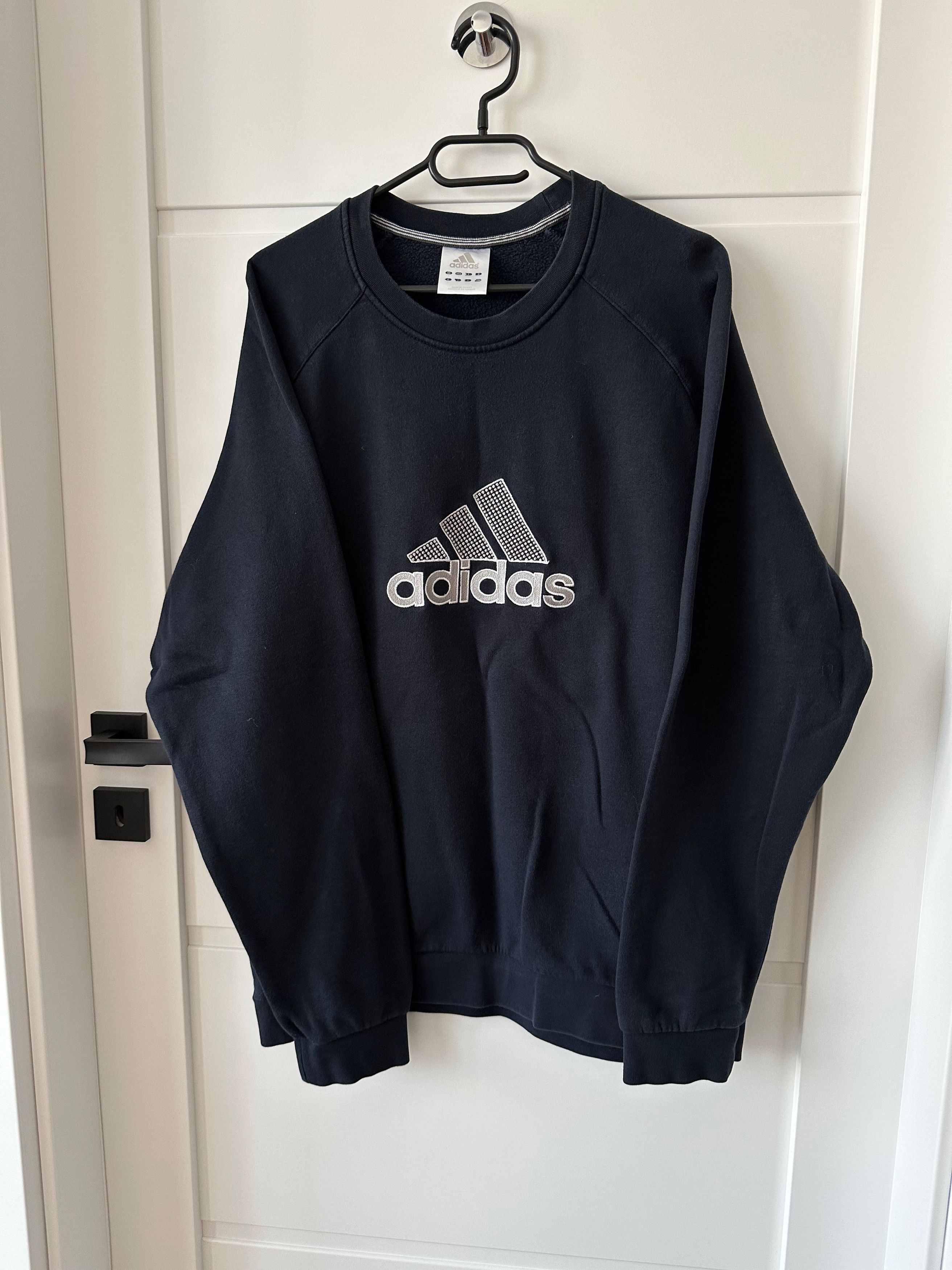 Adidas Vintage ADIDAS crew neck sweatshirt dark blue large Size US L / EU 52-54 / 3 - 1 Thumbnail