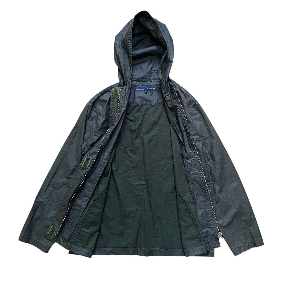 Ralph Lauren × Ralph Lauren Sport × Vintage 💥 RALPH LAUREN SPORT WAXED HOODIE JACKET Size US S / EU 44-46 / 1 - 5 Thumbnail
